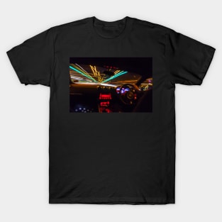 Speeding Car Flashing Lights T-Shirt